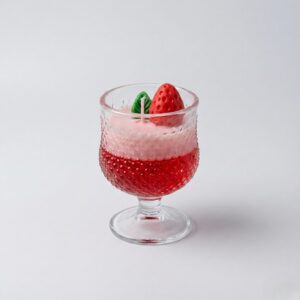 strawberry wine candle