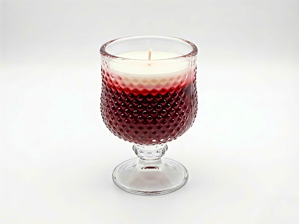 red wine candles