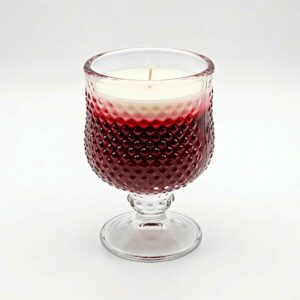 red wine candles
