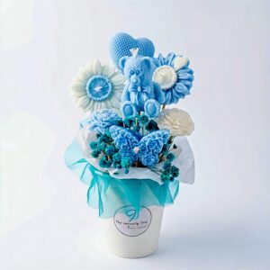 whimsy blue bouquet