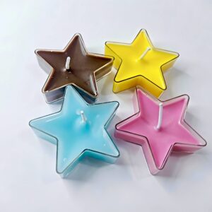 star tealight candle