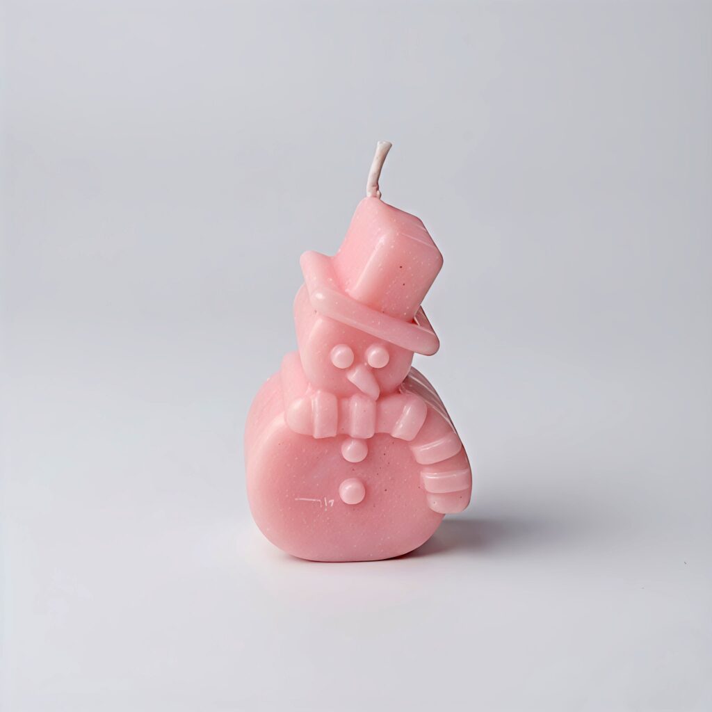 snowman candles